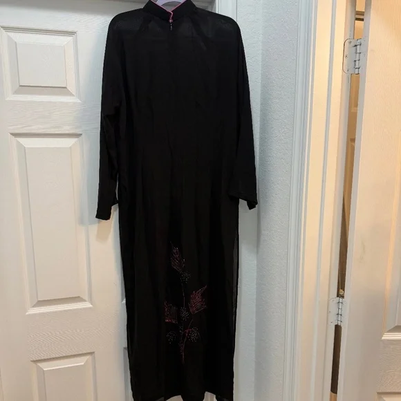 Stunning Vintage Beaded Chinese-Style Dress - Picture 12 of 12